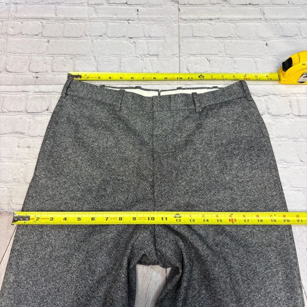 O'Connell's Men Wool Dress Pants Size 32x29 Made in USA Gray D119 -25